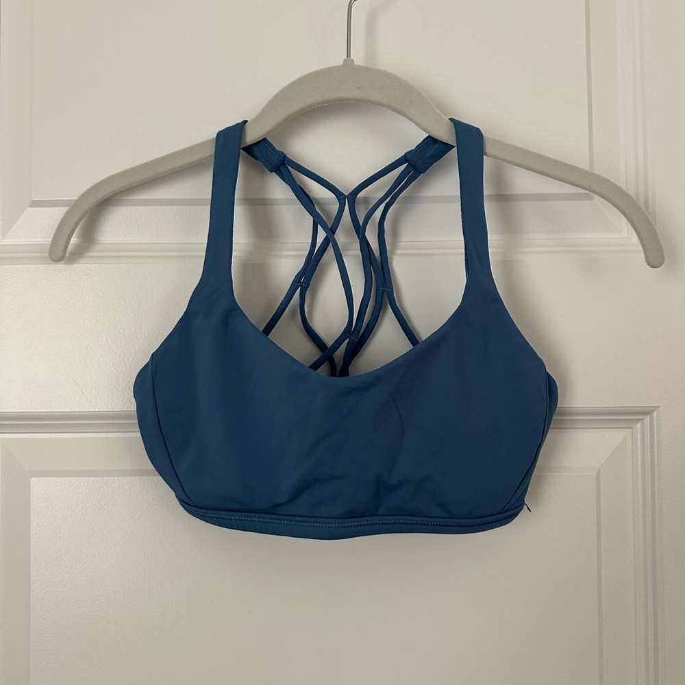 lululemon athletica Teal Strappy Sports Bra